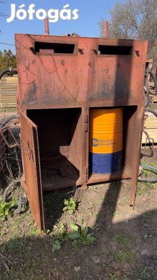 Vízteres fűrészpor tüzelésű hordós kazán