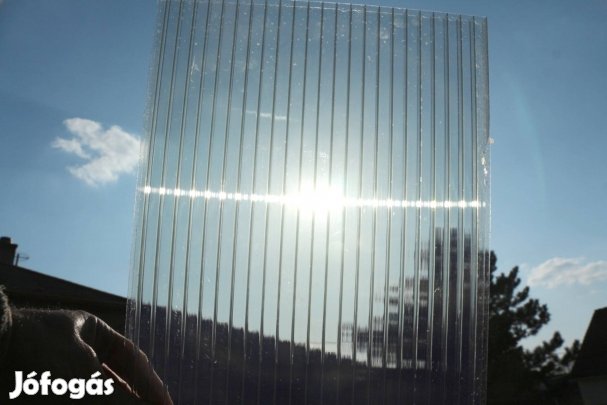 Víztiszta 10mm Polikarbonát 2falú/1kamrás