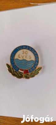Vízügyi Törzsgárda jelvény 30 éves