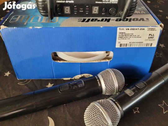 Voice kraft uhf rádiós mikrofon 