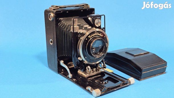 Voigtlander Bergheil "Zöld" fényképezőgép  6x9 heliar