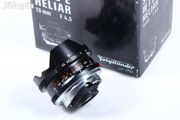 Voigtlander Super Wide Heliar 15mm 4.5 Leica M objektív 