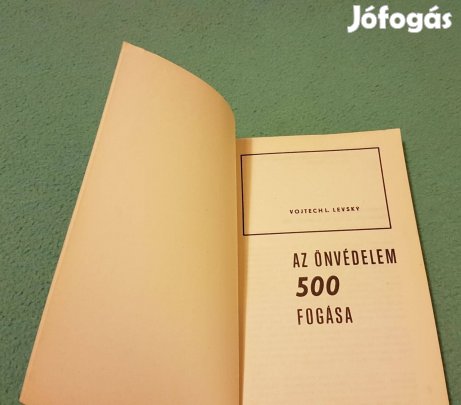 Vojtech L. Levsky: Az önvédelem 500 fogása könyv