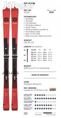 Völkl Deacon 80 síléc (2022/2023) 167 cm