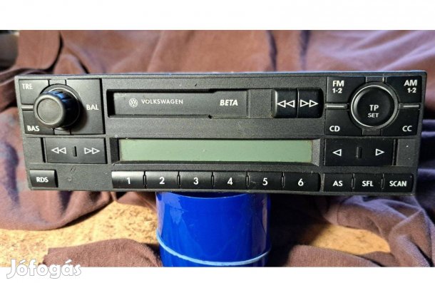 Volkswagen Beta (Blaupunkt) kazettás autórádió
