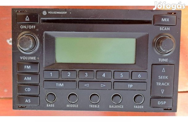 Volkswagen DELTA 6 CD, autórádió, 2 DIN