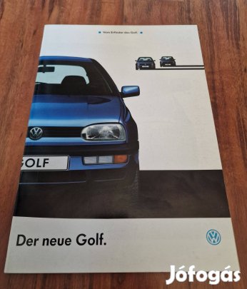 Volkswagen Golf 3 Prospektus 1991 56 Oldal !!!!
