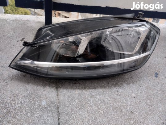 Volkswagen Golf VII 7 Facelift bal első Led halogén fényszóró lámpa