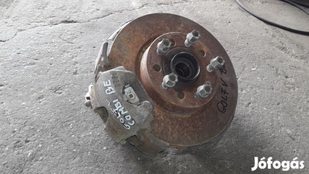 Volkswagen Golf V Bal Első Csonkállvány Kerékaggyal + Féknyereg + ABS