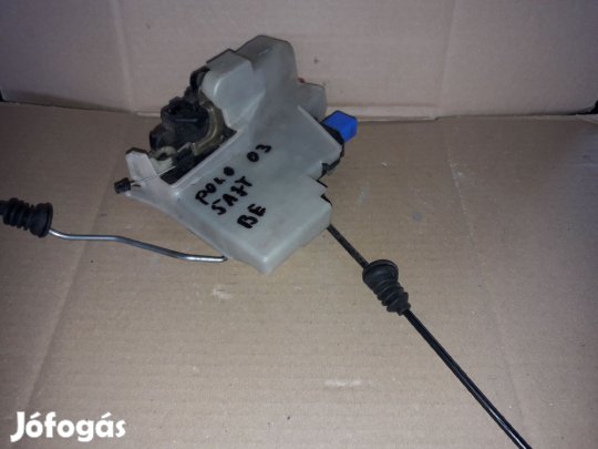 Volkswagen Polo 01- Bal Első Ajtó Zárszerkezet + Központizár Motor