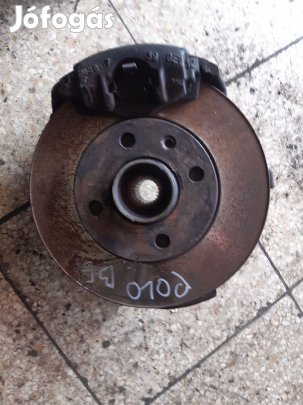 Volkswagen Polo 6N 94-01 Bal Első Csonkállvány Kerékaggyal + Féknyereg