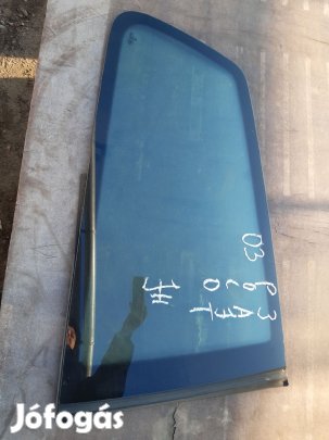 Volkswagen Polo 9N Jobb Hátsó Fix Ablaküveg