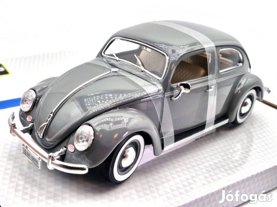 Volkswagen VW Käfer bogárhátú 1955 1:18 1/18 Bburago modellautó
