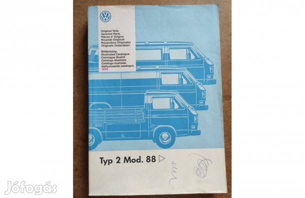 Volkswagen VW. typ 2 transporter alkatrészkatalógus. 1988-