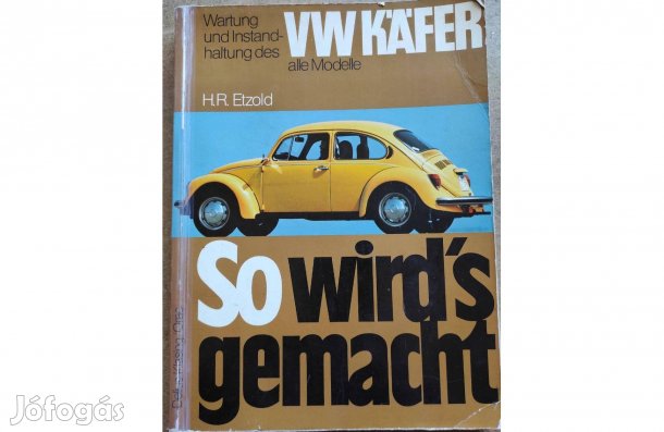 Volkswagen Vw, Bogár 1200, 1300, 1500,1302, 1303 javítási könyv