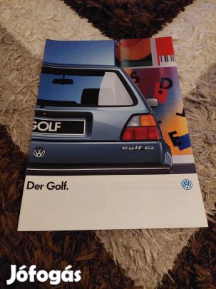 Volkswagen golf 2 prospektus katalógus