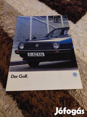 Volkswagen golf 2 prospektus katalógus