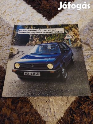 Volkswagen golf 2 prospektus katalógus