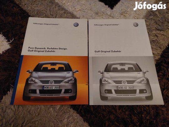 Volkswagen golf 5 zubehör extrák,tartozékok prospektus katalógus