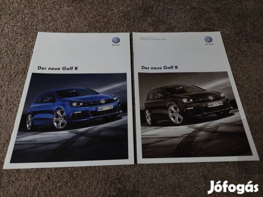 Volkswagen golf 6 R prospektus katalógus