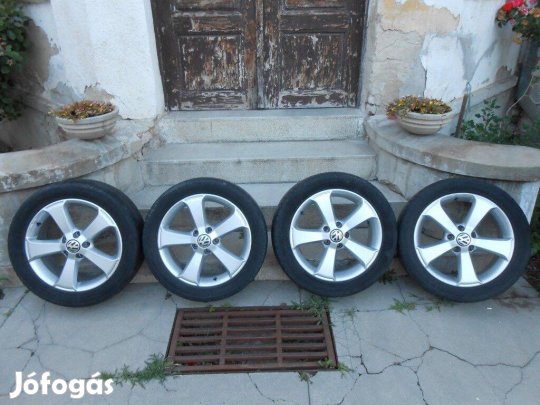 Volkswagen gyári alufelni garnitúra 17"-os