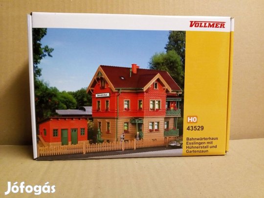 Vollmer 43529 Esslingen őrház melléképület modell építőkészlet H0