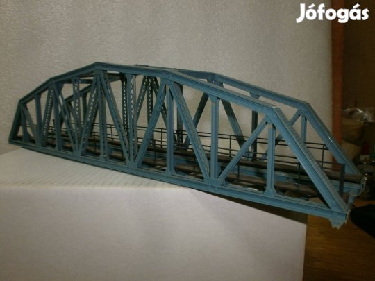 Vollmer - nagy vasúti acél híd - H0 - L: 450 mm - ( C-16)