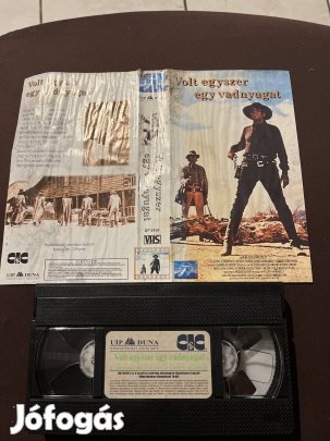 Volt egyszer egy vadnyugat vhs kistok western 