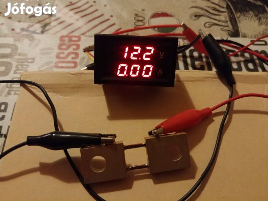 Volt és Ampermérő és sönt , max DC 100 V 100 A