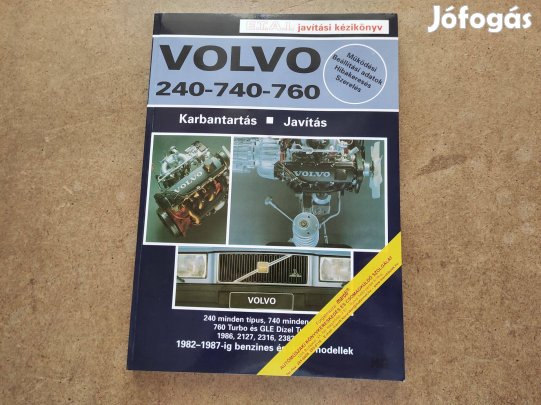 Volvo 240.740-760 javítási karbantartási könyv
