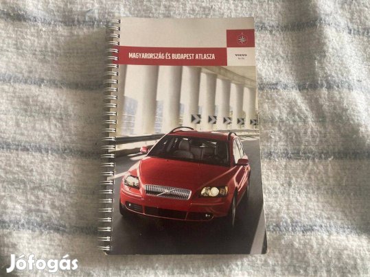 Volvo Magyarország és Budapest atlasz, térkép, map
