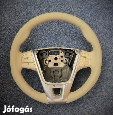 Volvo S60,S80,XC70,V70,V60,XC60.hibátlan baige bőr kormány.10 utáni