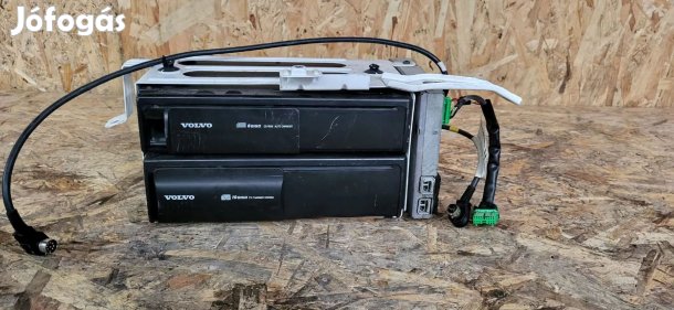 Volvo S80 98- Gyári dupla CD DVD tár tároló lejátszó választó 2483