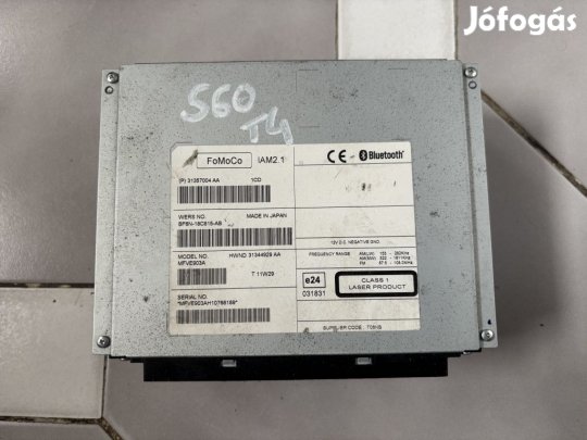 Volvo V70, V60, S60, S80 rádió, navigációs fejegység 31357004AA