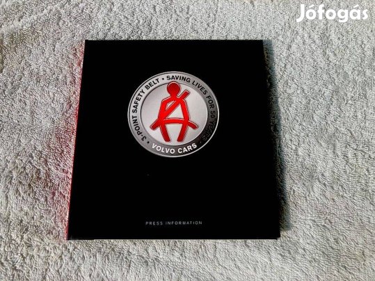 Volvo biztonsági öv története füzet, prospektus & CD
