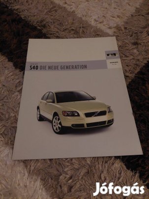 Volvo s40 prospektus katalógus