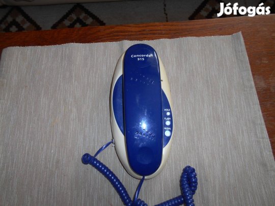 Vonalas telefon asztalra falra nagy világitó gombos!