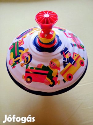 Vonatos nagy Búgócsiga , 18 cm átmérőjű