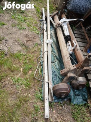 Vonóháromszög, lakókocsi tengely