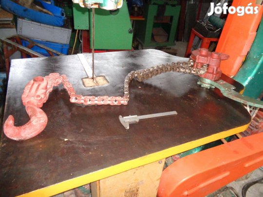 Vonszoló láncos kézi csőrlő karos emelő flasencug
