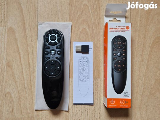 Vontar Q6 Pro Okos TV távirányító légegér háttérvilágítással