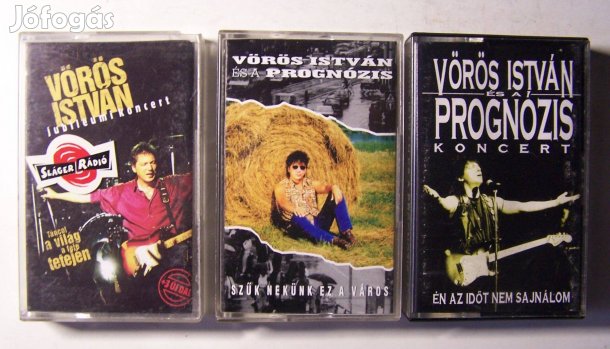 Vörös István és a Prognózis kazetta-pakk (ár / 3 db)