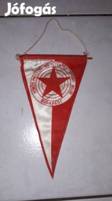 Vörös Meteor Egyetértés Sport Klub asztali zászló