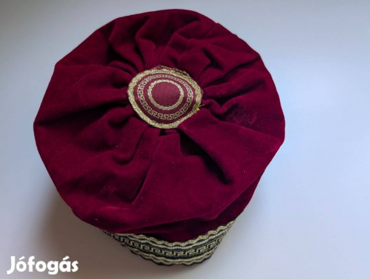 Vörös bársony hagyományos Görög kalap/sapka! Athen - Souvenir!