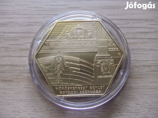 Vöröskereszt Egylet Egykori Székháza 2025 Emlékérem zárt kapszulában