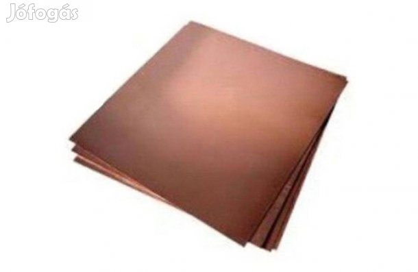 Vörösréz lemez 0,7x1000x2000, eladó, új, számlával. Vörösréz lemez Sfc