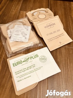 Vorwerk Tiger 250 251 252 porzsák 20 db