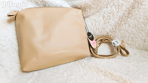 Vuch női táska Új bézs krém színű válltáska crossbody akció