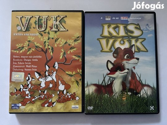Vuk 1,2rész dvd