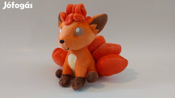 Vulpix Fire Fox pokémon plüss róka 20cm Új számlás Készletről